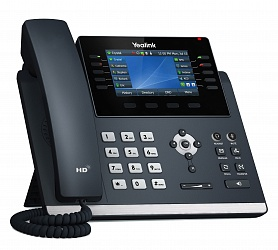 YEALINK SIP-T46U, 16 аккаунтов, цветной экран 4.3" LCD-экран 480х272, 2 порта USB, BLF, PoE, GigE, без БП, шт (после тестирования) арт. SIP-T46U-AFTER_DEMO