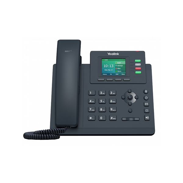 YEALINK SIP-T33P, 4 аккаунта, цветной LCD-экран 2.4" 320х240, PoE, шт. БП в комплекте (после тестирования) арт. SIP-T33P-AFTER_DEMO