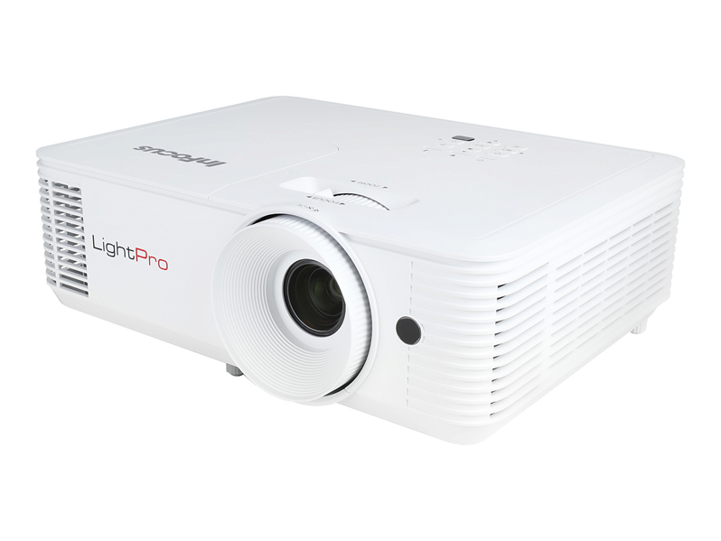 INFOCUS IN114.AA DLP, 4000 lm, XGA, 30 000:1, 1.942.16:1, HDMI 1.4, VGA in, S-Video, 3.5mm in/out, USB-A, лампа 15 000ч.(ECO mode), 3W, 27дБ, 2,6 кг, БЕЛЫЙ, замена (существенное повреждение коробки) арт. IN114.AA-NC2