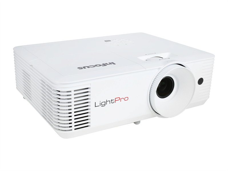 INFOCUS IN114.AA DLP, 4000 lm, XGA, 30 000:1, 1.942.16:1, HDMI 1.4, VGA in, S-Video, 3.5mm in/out, USB-A, лампа 15 000ч.(ECO mode), 3W, 27дБ, 2,6 кг, БЕЛЫЙ, замена (существенное повреждение коробки) арт. IN114.AA-NC2