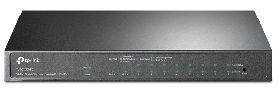 Tp-Link TL-SG1210MPE, 10-Port Gigabit Easy Smart Switch with 8-Port PoE+ (существенное повреждение коробки) арт. TL-SG1210MPE-NC2