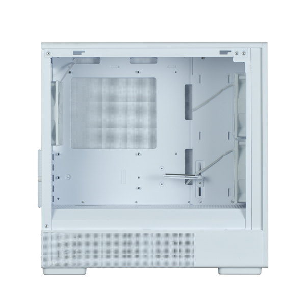 ZALMAN P10 NAMU, MATX, WHITE, WINDOW, FRONT COVER WALNUT, 2x3.5", 3x2.5", 1xUSB TYPE-C, 1xUSB3.0, FRONT 2x120mm, REAR 1x120mm ARGB (незначительное повреждение коробки) арт. P10 NAMU WHITE-NC1