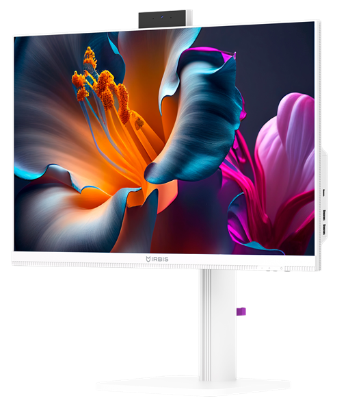 IRBIS SmartAIO 24; 23.8“ White (I5-14400;1*16GB ddr4 3200hz/512GB;IPS;16:9;1920x1080x100Hz;1500:1;250Cd/m2;5ms;HDMI;DP;USB-C;4*USB3.2;2*USB3.1;RJ45;5MP;WIFI6;BT5. (незначительное повреждение коробки) арт. S.24i5D4165HC.110-NC1