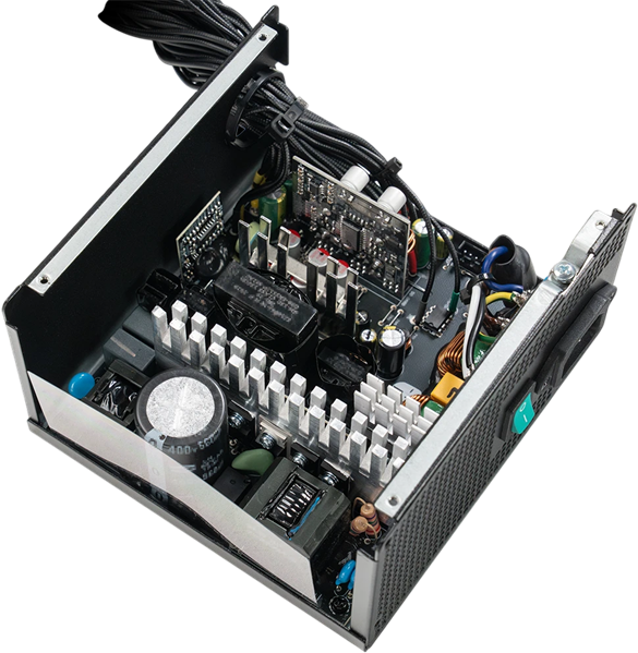 Deepcool GAMERSTORM PK750D V2 (ATX 3.1, 750W, PWM 120mm fan, 80+ GOLD, Active PFC + Half Bridge SRC LLC + DC/DC, Gen5 PCIe) RET