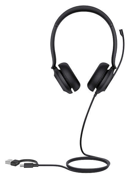 YEALINK UH35 Dual UC USB-C/A Дуо, Проводная, HD звук, шумоподавление, LED-индикатор, USB-C/A, шт (незначительное повреждение коробки) арт. UH35 Dual UC USB-C/A-NC1